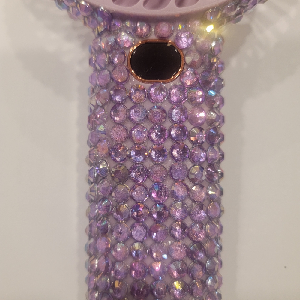 Lavender Crystal Handheld Fan - Picture 4 of 6